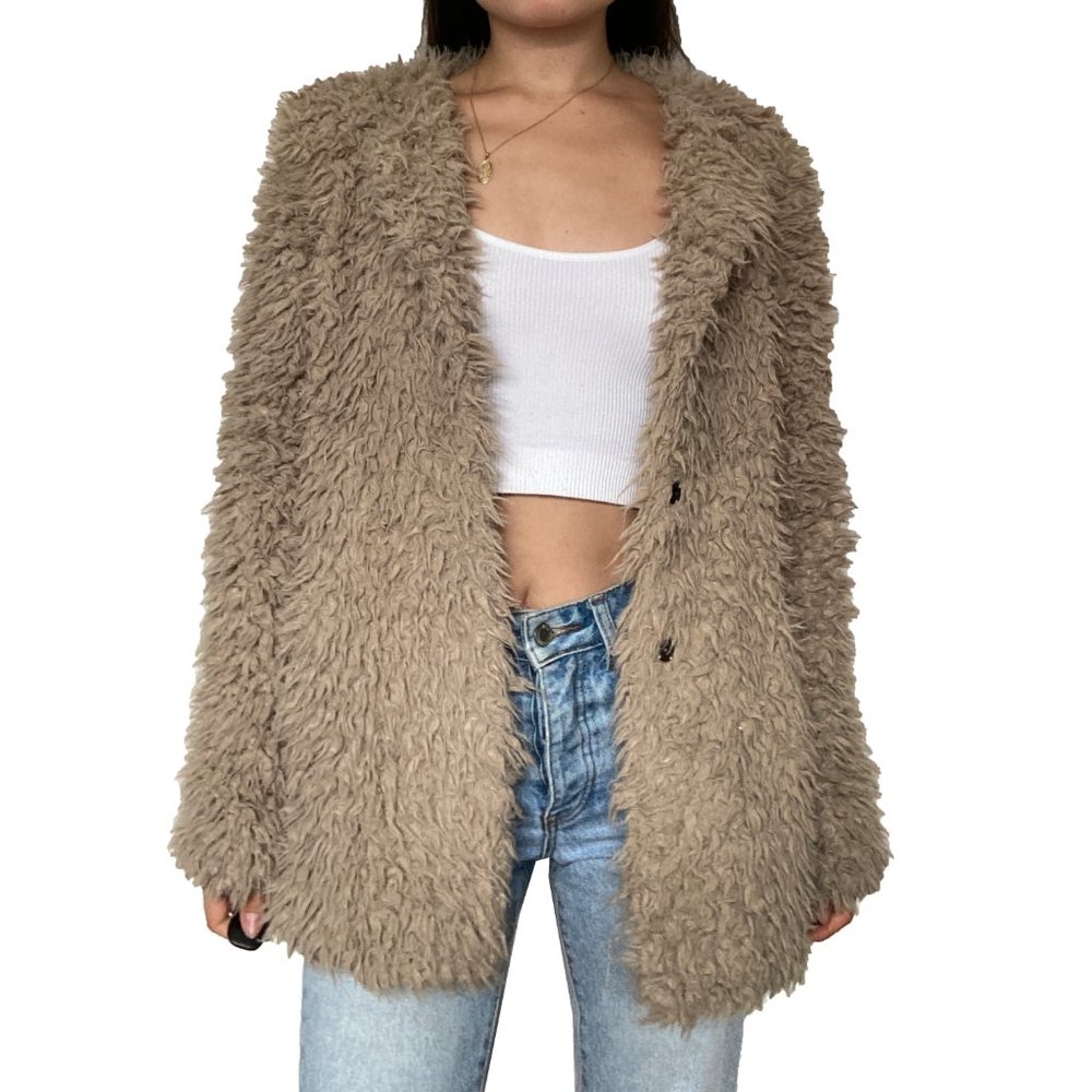 AS by DF "ELISABETTA SHAG FUR JACKET"